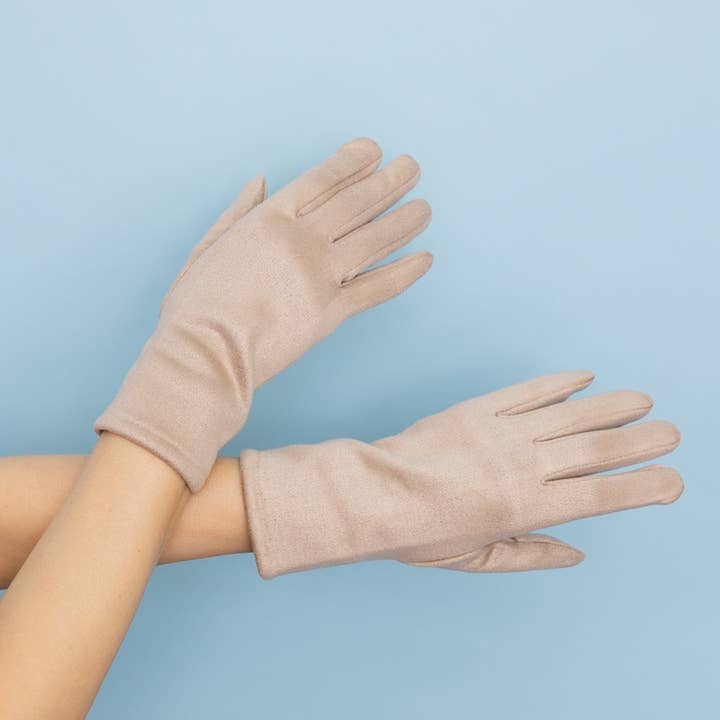 Leto Accessories - Wholesale Gloves - Women's - Cozy Knit Wool-Blend Touchscreen Gloves6