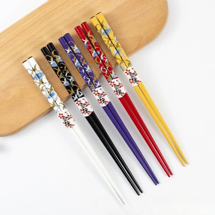 Gohobi (We cover U.S. import duties) - Wholesale Chopsticks - Gohobi A Set of 5 Pairs of Swan Wooden Chopsticks and Rests12