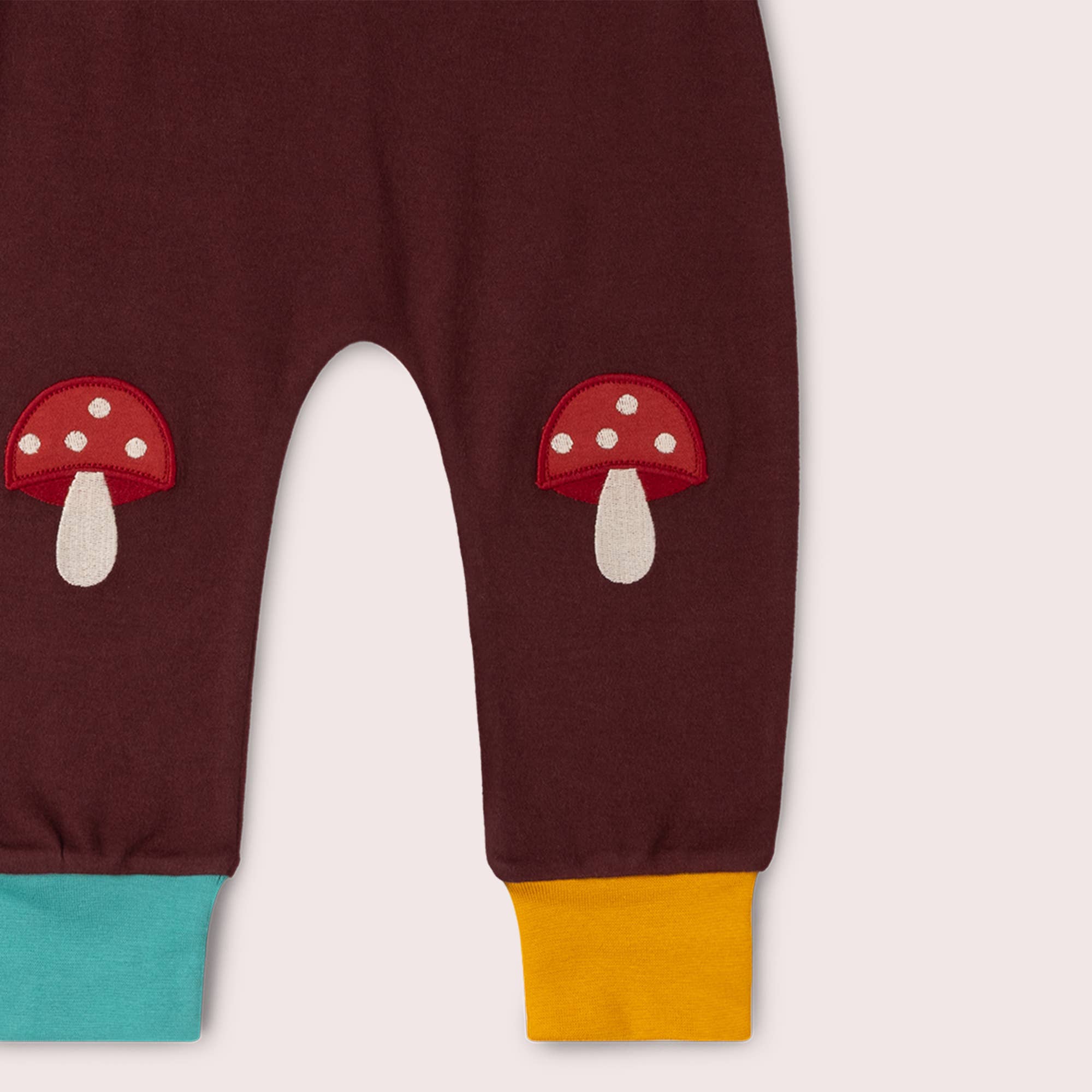 Brown Toadstool Knee Patch Joggers for wholesale on Faire2