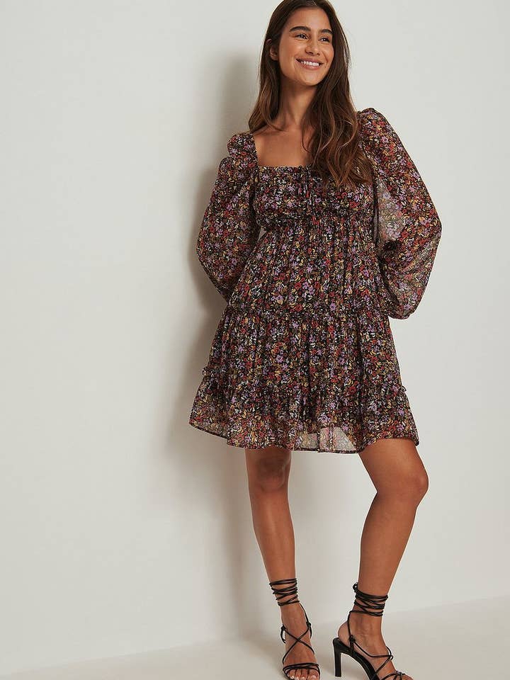 Sheer Panel Mini Dress for wholesale by STYLE INSTANT