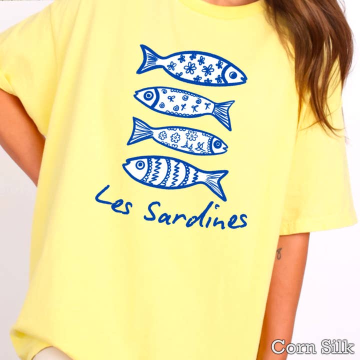 Shoppe SHC - Wholesale T-Shirt (Graphic) - Women's - Les Sardines Coastal Women’s Graphic Tee | Gildan26