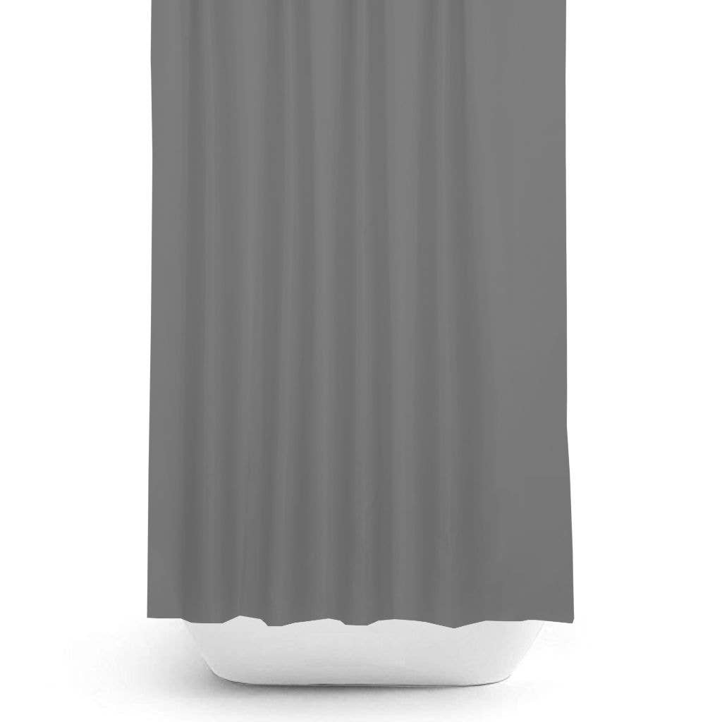 TROPIK HOME – wholesale Shower curtain – Plain Grey, Narrow and Long Fabric Bathroom Shower Curtain4