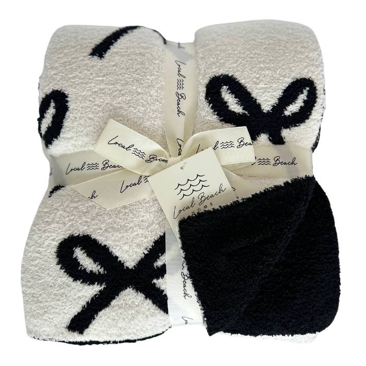 Local Beach - Wholesale Throw Blanket - Bow Luxe Home Blanket