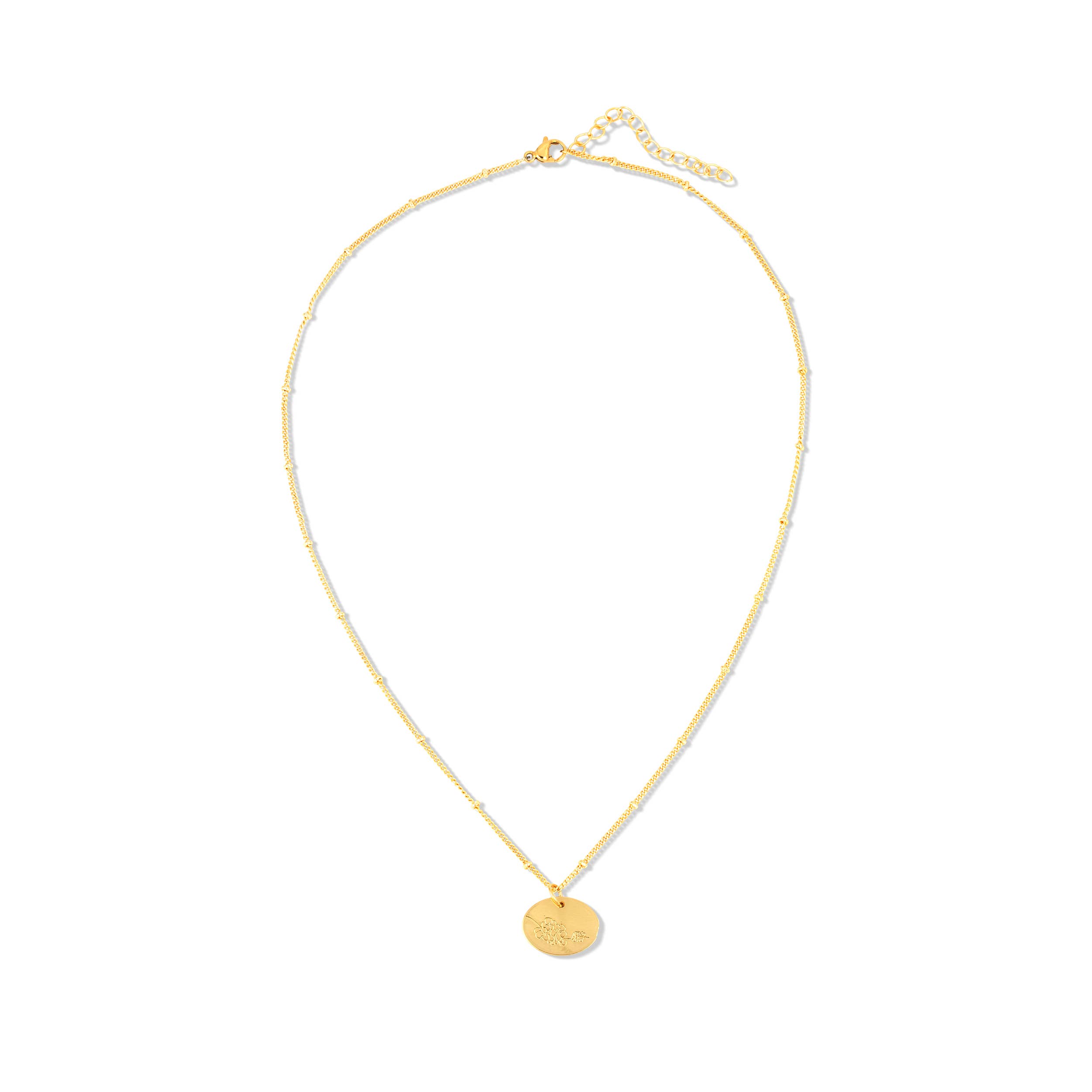 Lucky Feather – wholesale Hänge-/berlockhalsband – Födelse Flower Halsband - Mars1