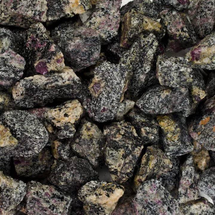 Fantasia Mining - Wholesale Spiritual Stone/Crystal - Rough Ruby in Matrix- India - Raw Natural Stones (1 lb)3