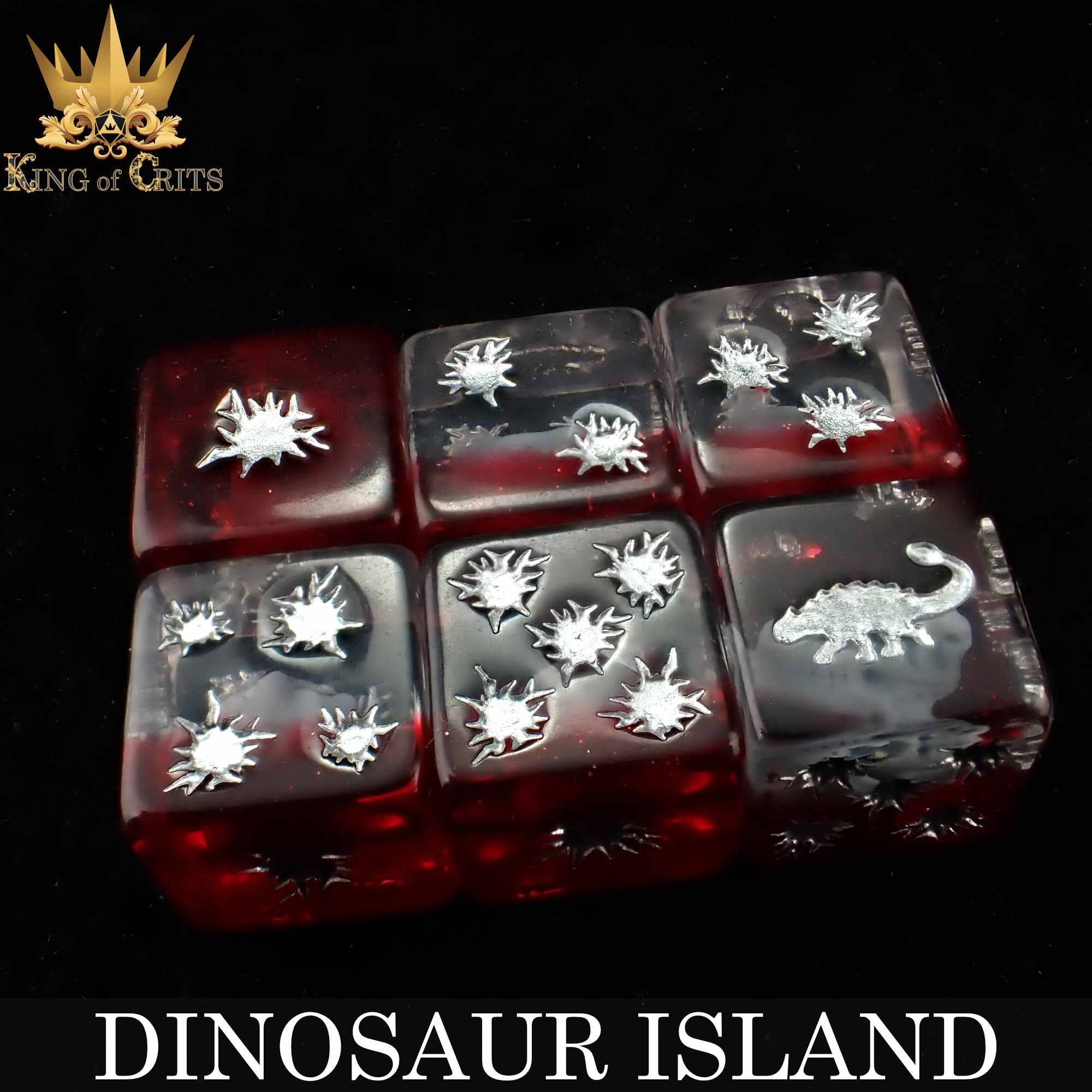 DNDDICE.COM - Wholesale Dice - Dinosaur Island - 11 Dice Set6