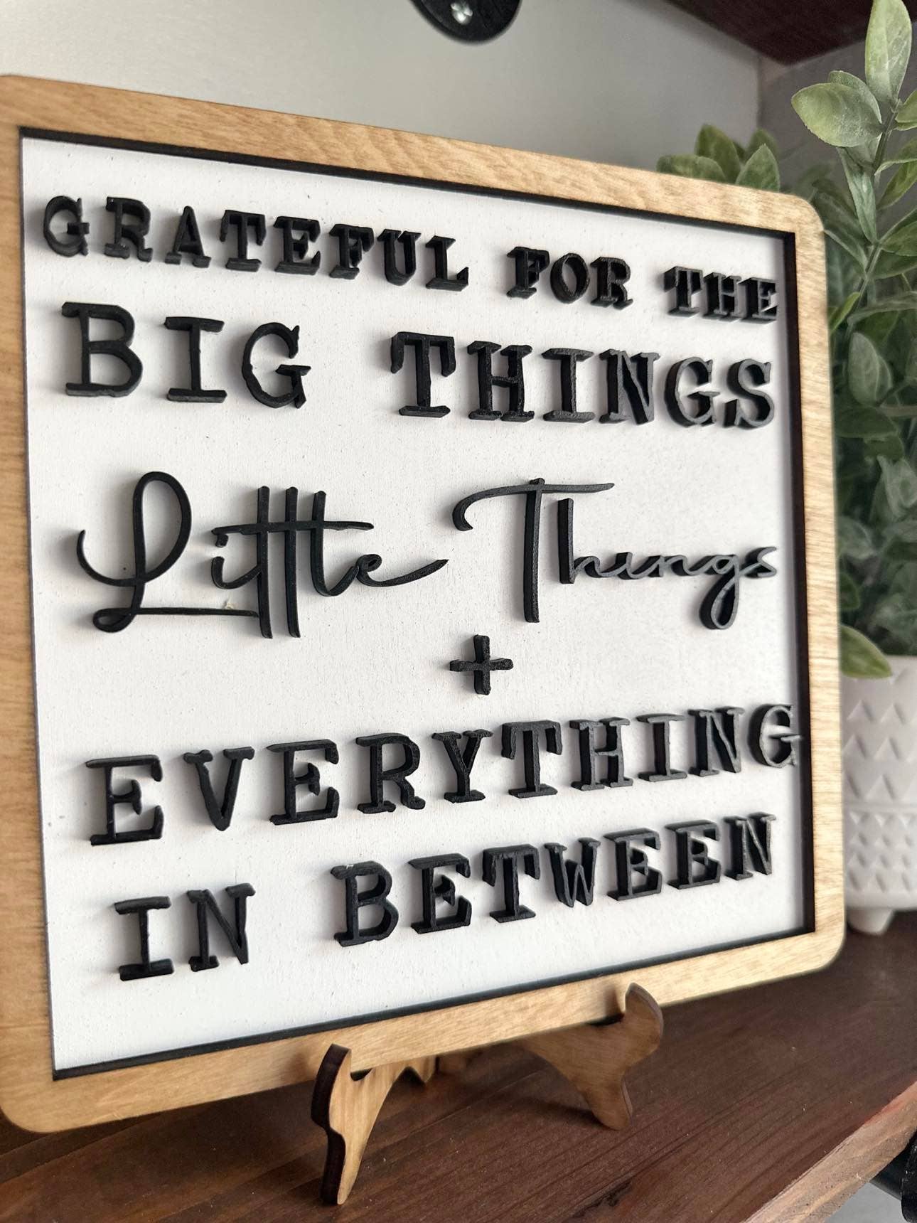 Walnut + Birch - Wholesale Sign - Family themed sign - framed shelf sign (Copy)1