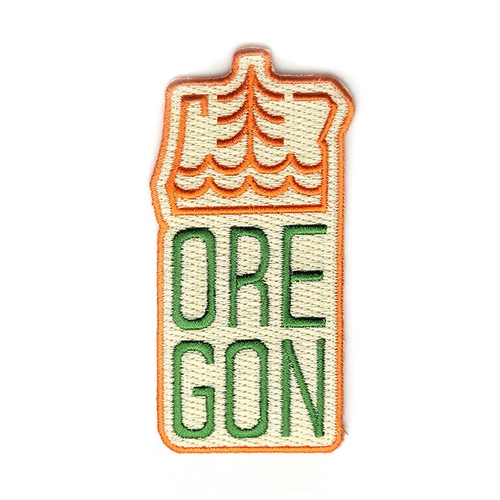 Simply Oregon Patch | Orange for wholesale by Hello From Oregon