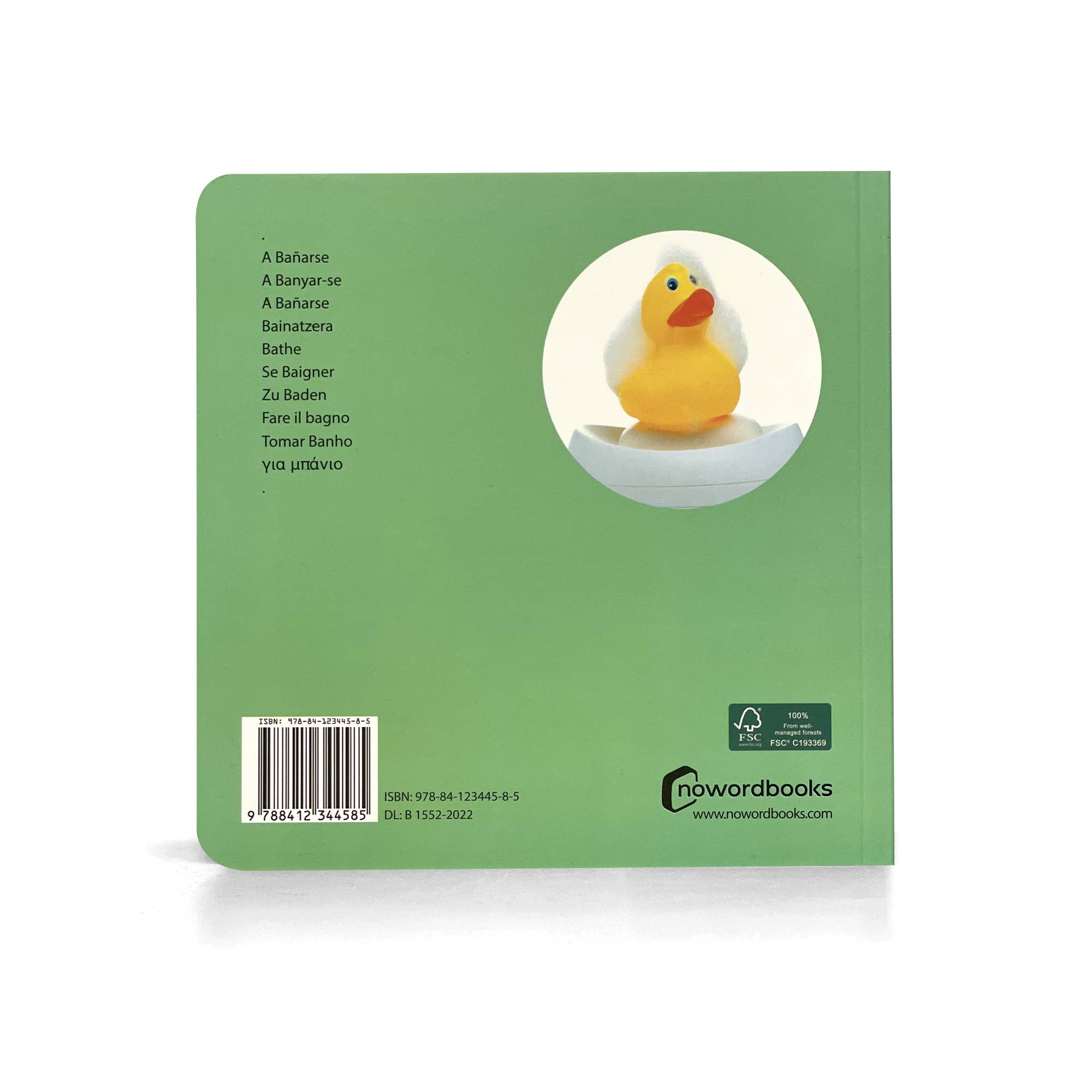 Nowordbooks - Wholesale Baby & Toddler Book (0-2) - Bathe - Wordless Photo Book [15x15 cm]2