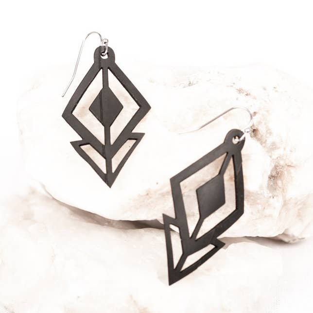 ABD Culture - Venta al por mayor Pendientes colgantes - Danica - Pendientes cortos de goma0