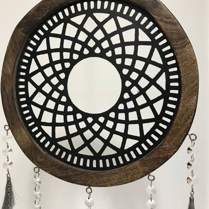 Wilco Home - Wholesale Dream Catcher - Masonic Dream Catcher/ Suncatcher Wall Art with Wood Beads