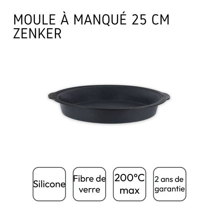 Zenker - Vendita all'ingrosso Pirofile - Stampo Zenker in silicone e fibra di vetro, ø 25 cm4