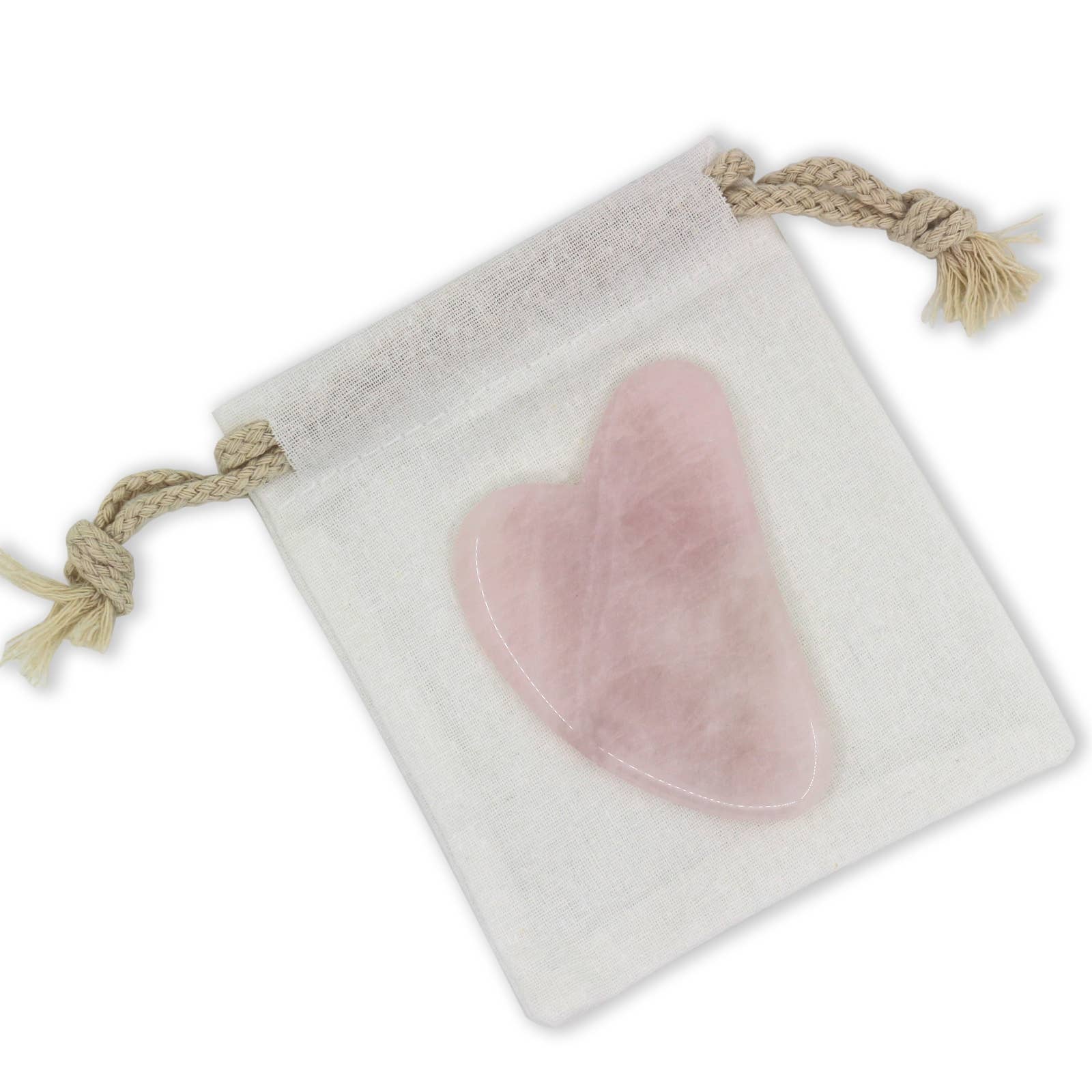 Zen'Arôme – wholesale Gua Sha tool – Pack of 11 + 1 Free - Pink Quartz Gua Sha with Cover10