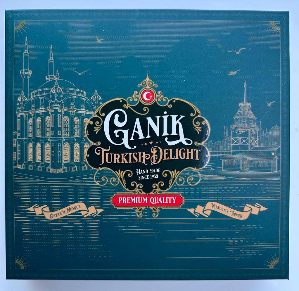 Aladdin - Wholesale Chocolate Covered Sweets - Ganik | Turkish Delight Ottoman Wrap with Pomegranate & Pistachio7