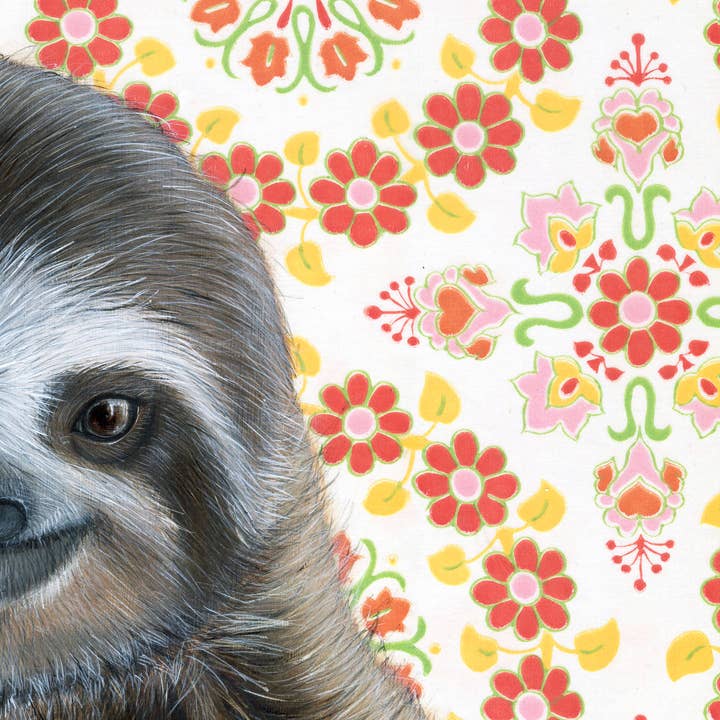 Emily Uchytil – Engroshandel Kunsttryk – Sloth - Kunsttryk2