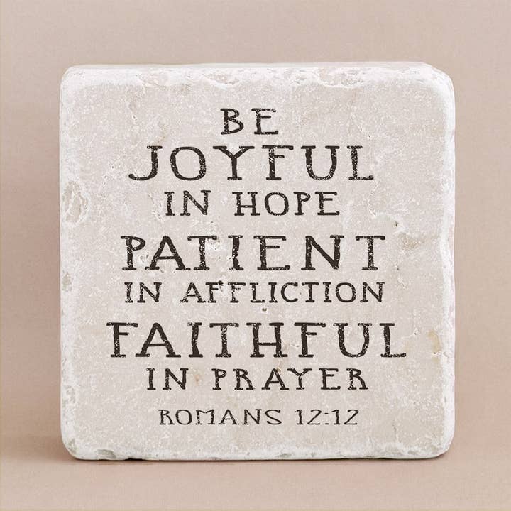 575 | Romanos 12:12 para venta al por mayor de Twelve Stone Art