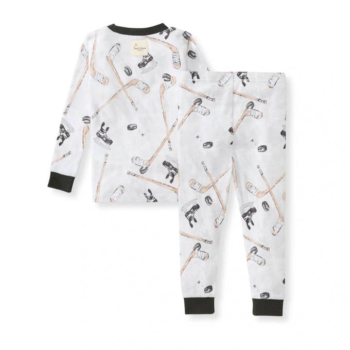 Burt's Bees Baby - Wholesale Sleepwear Set - Kids - Hockey Season Organic Cotton Two-Piece Pajamas
2