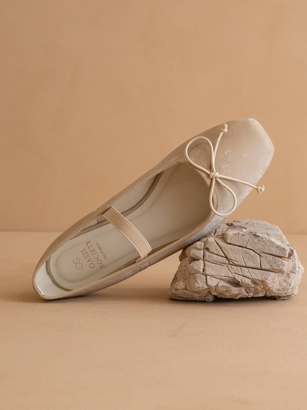 The London Beige | Ballet Pointe Flat for wholesale on Faire2