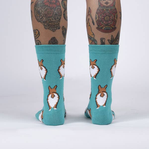 Sock it To Me - Wholesale Socks - Women's - Nothin' Butt Corgis Crew Socks2