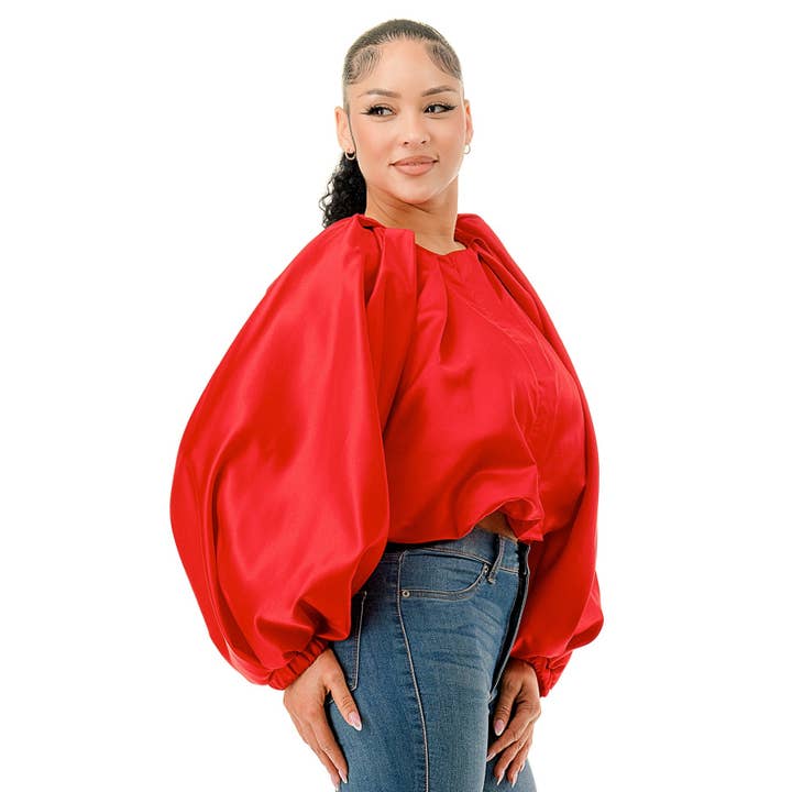 DORCAS – Blusa - Mulher por atacado – Top com fecho frontal com fecho de bolha