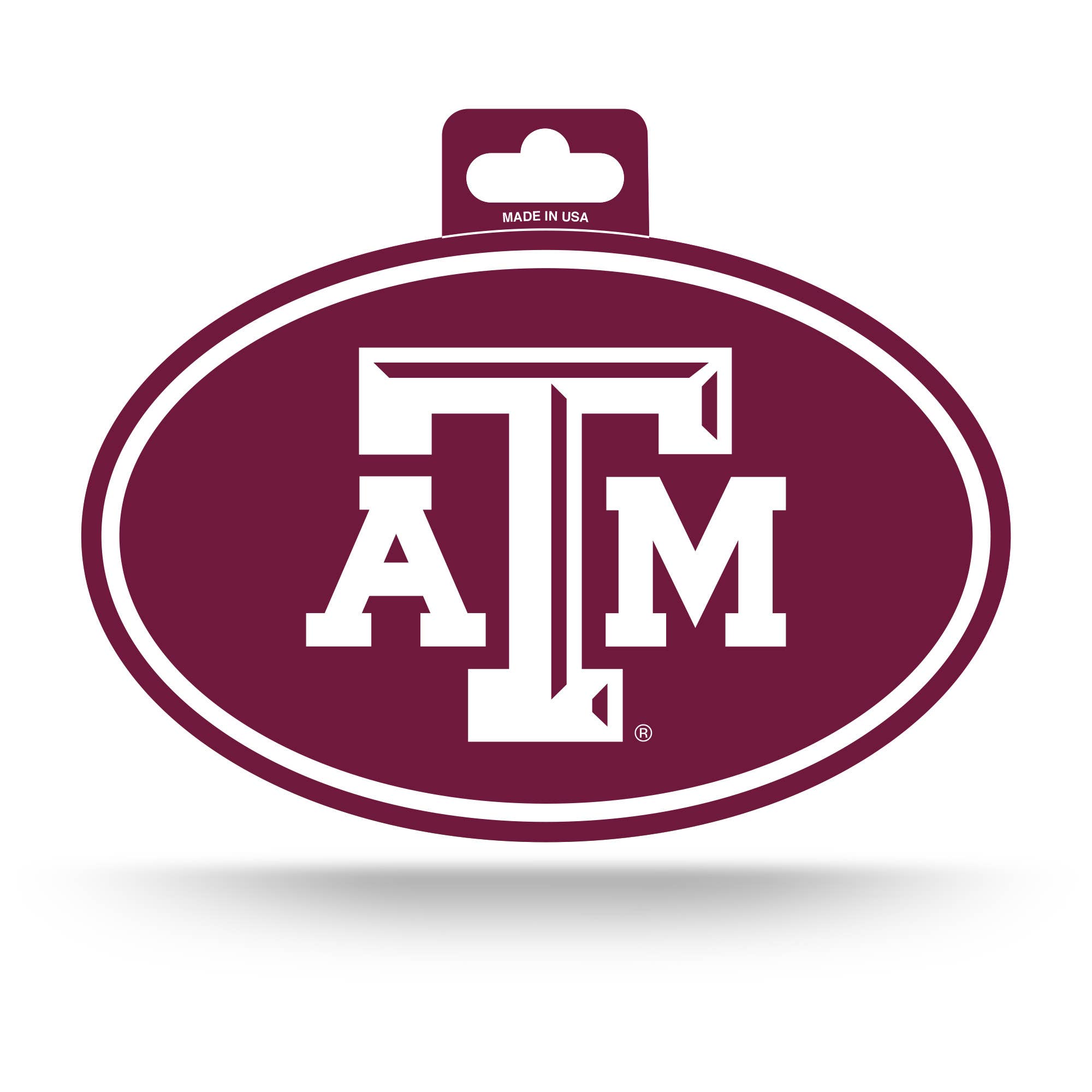Rico Industries - Wholesale Sticker - NCAA  Texas A&M Aggies  Full Color Oval Sticker0