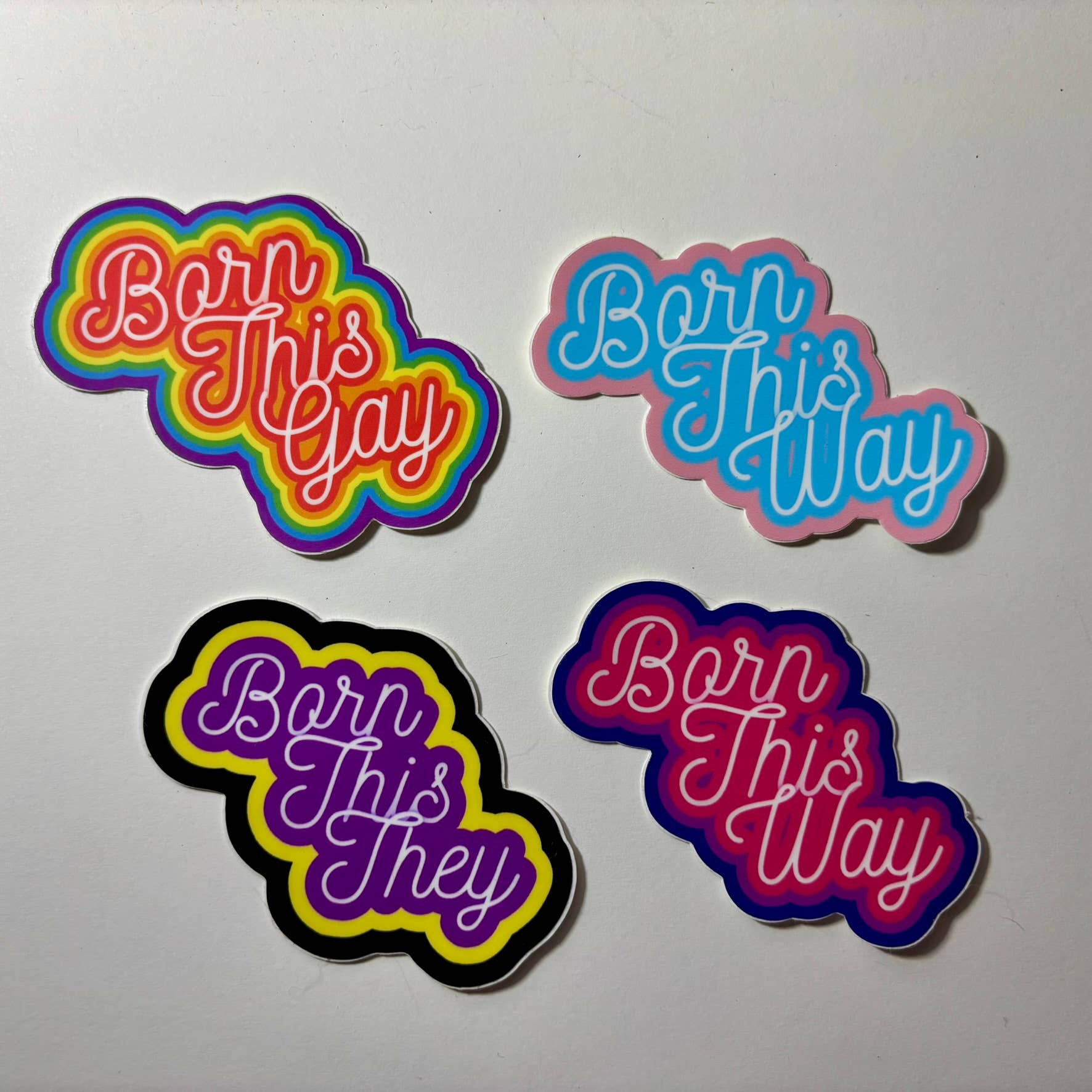 Own Your Pride - Wholesale Sticker - Born This Way Non-Binary Sticker4