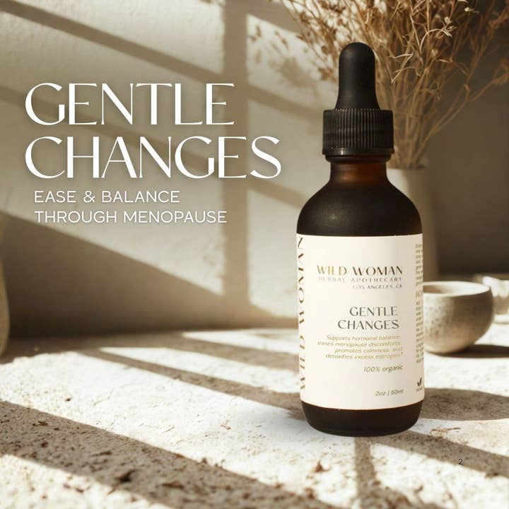 Gentle Changes | Menopause | Hot Flash Support for wholesale by Wild Woman Herbal Apothecary