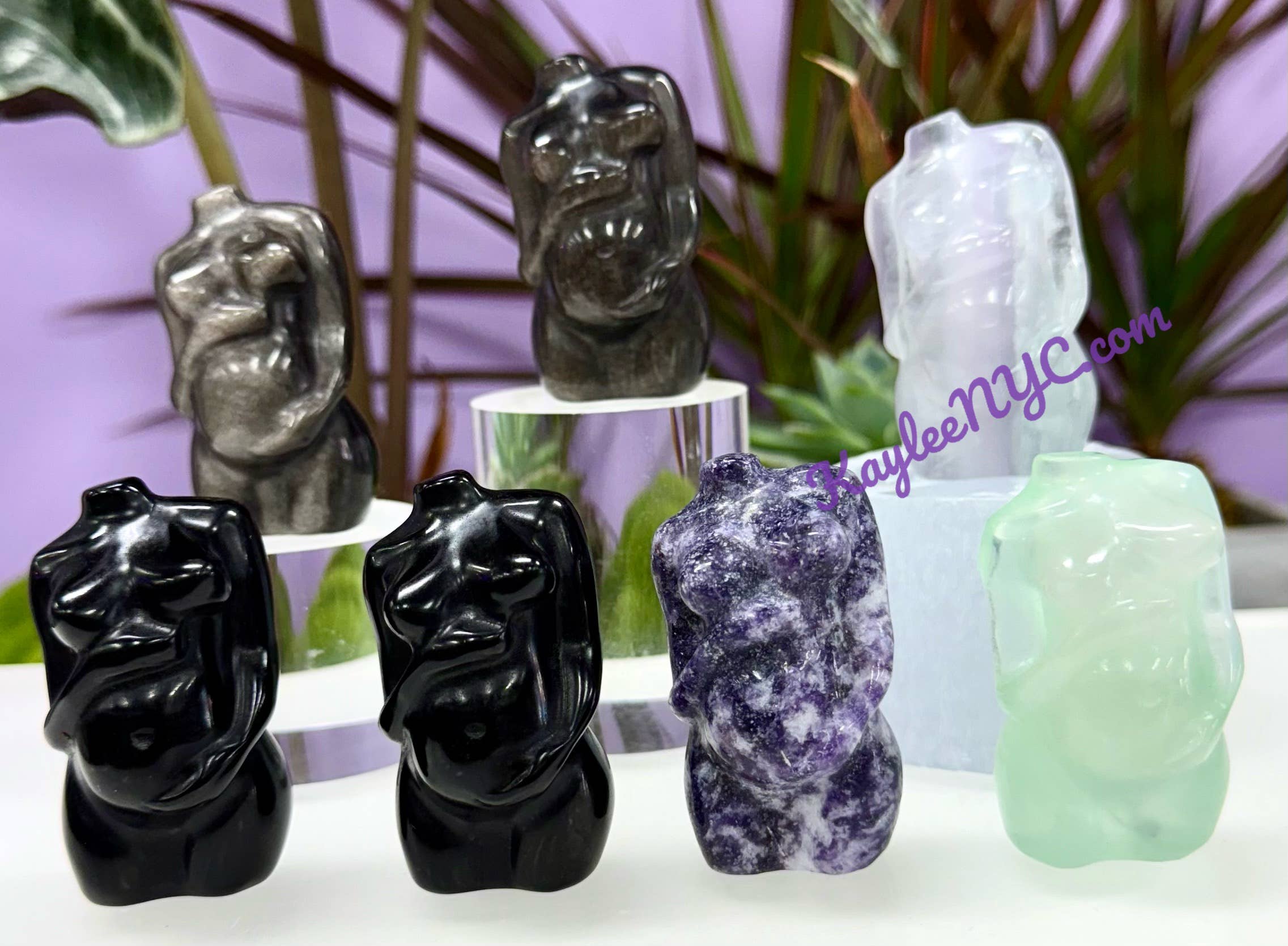 KayleeNYC - Wholesale Spiritual Stone/Crystal - Natural Mixed Crystal Pregnant Goddess1