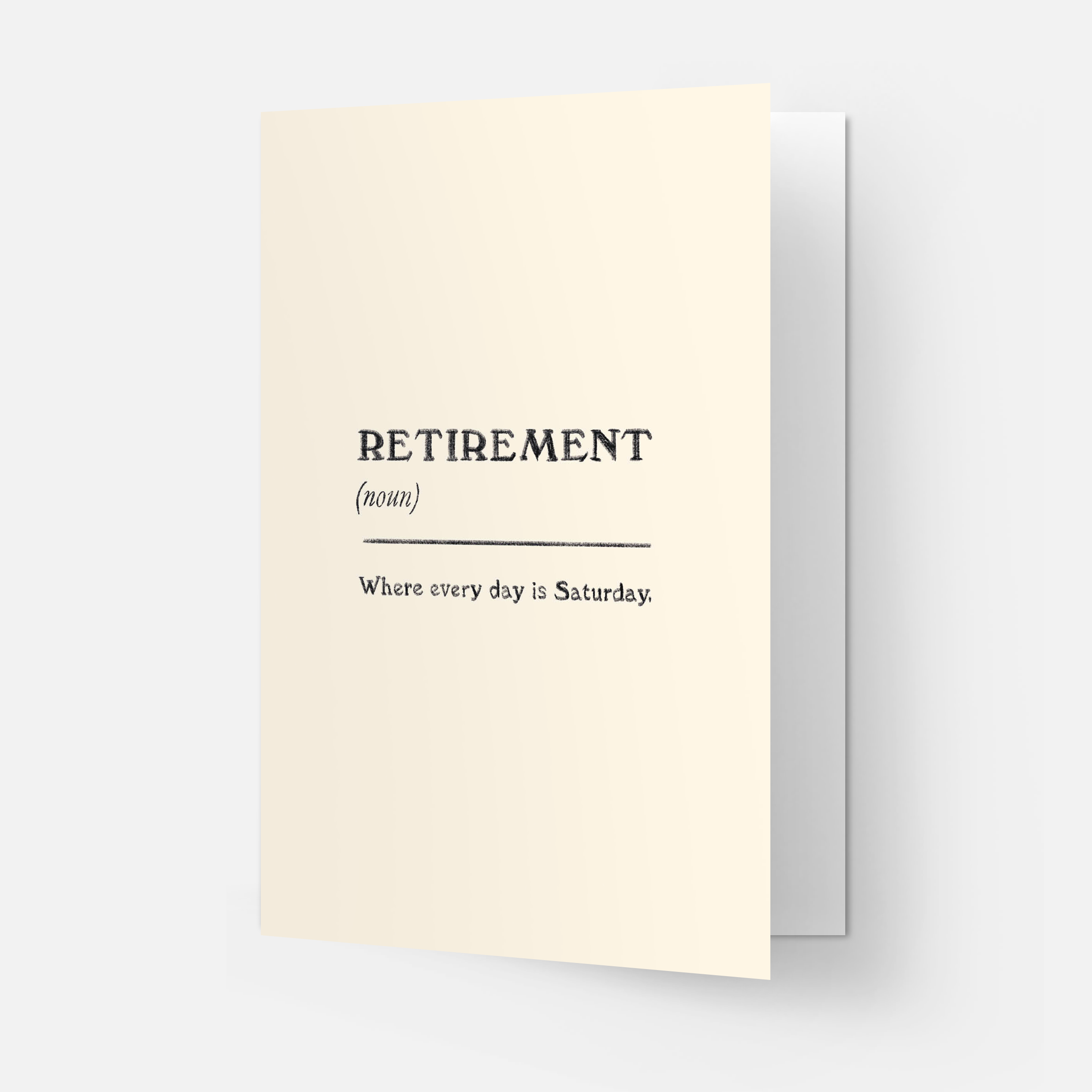 Kaart Blanche – Cartão de saudação diária por atacado – Cartão de saudação Todos os Sábados1