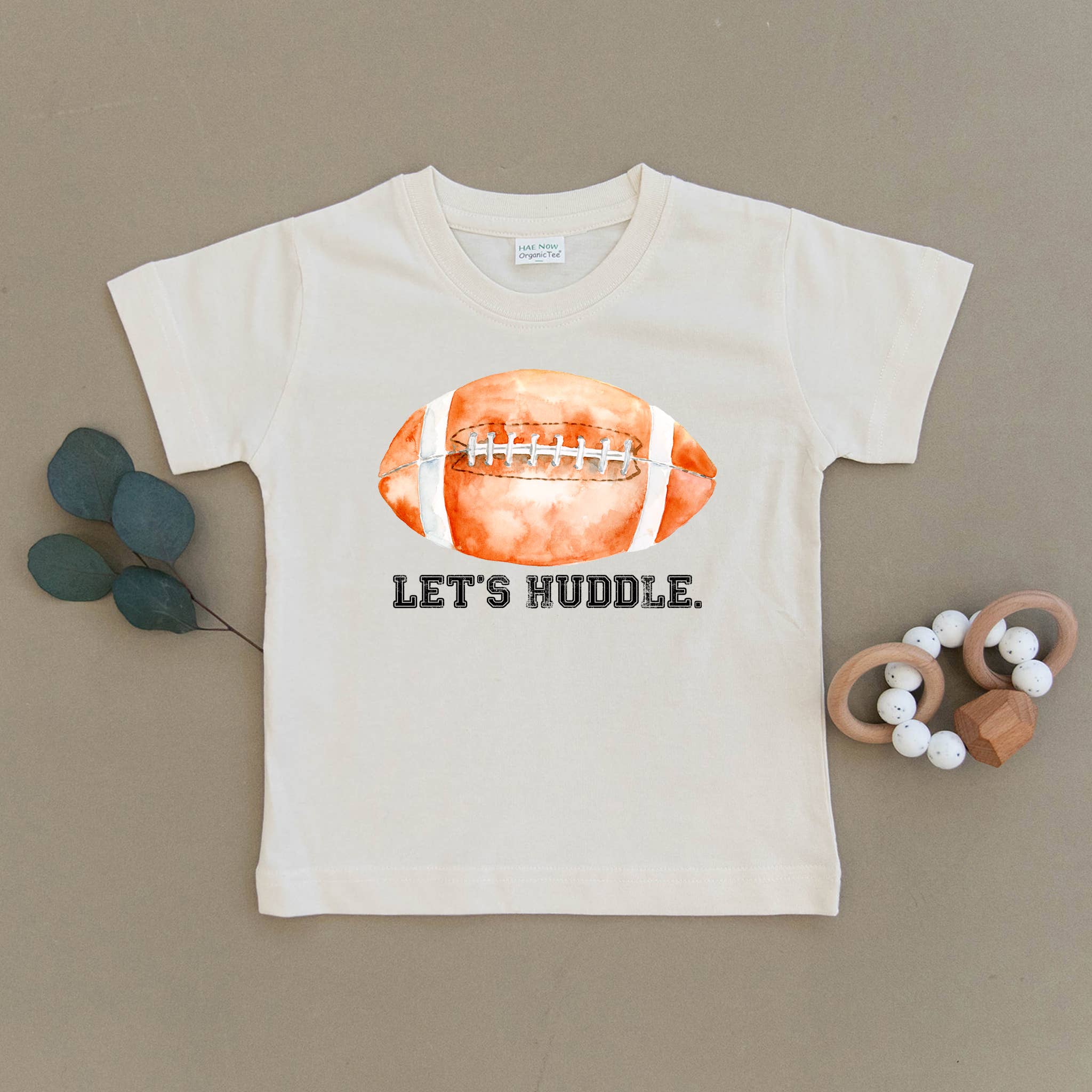 Urban Baby Co. - Wholesale Bodysuit (Non-Footed) - Baby - Let's Huddle Football Organic Baby Onesie & Toddler Tee2