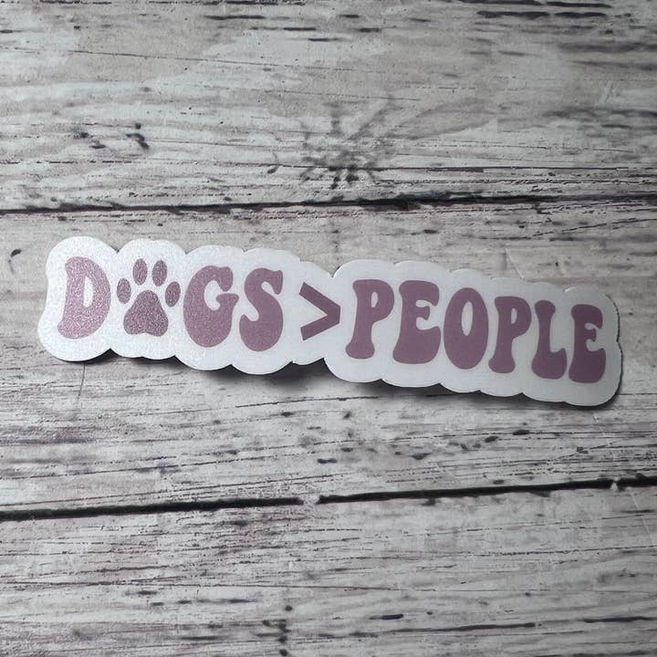 Pegatina de perros > personas, pegatina de mamá de perro, pegatina de mamá peluda para venta al por mayor de The Teaching Duo