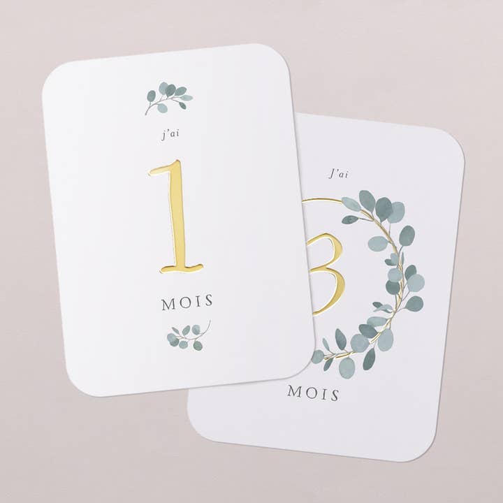 First year stage cards - Marceau for wholesale by Cotton Bird