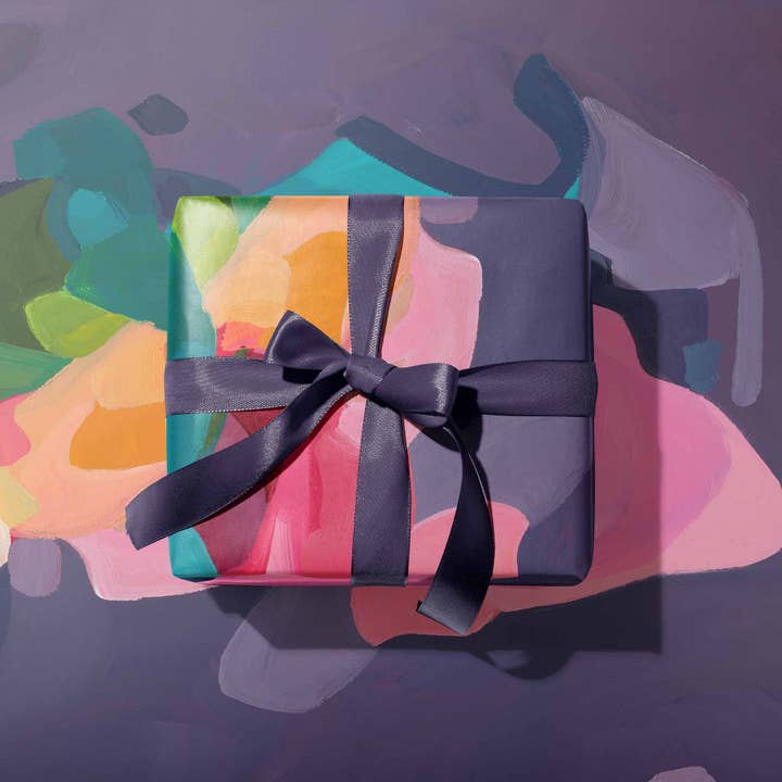 Susannah Bleasby Art - Wholesale Flat Wrap - Art gift wrap | Flat wrapping paper | Purple gift wrap