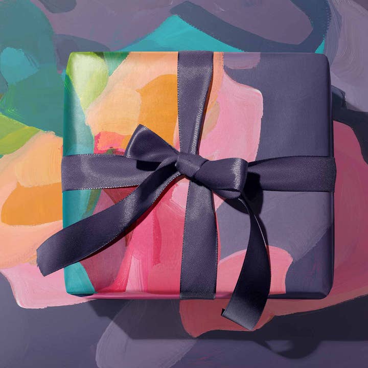 Susannah Bleasby Art - Wholesale Flat Wrap - Art gift wrap | Flat wrapping paper | Purple gift wrap
