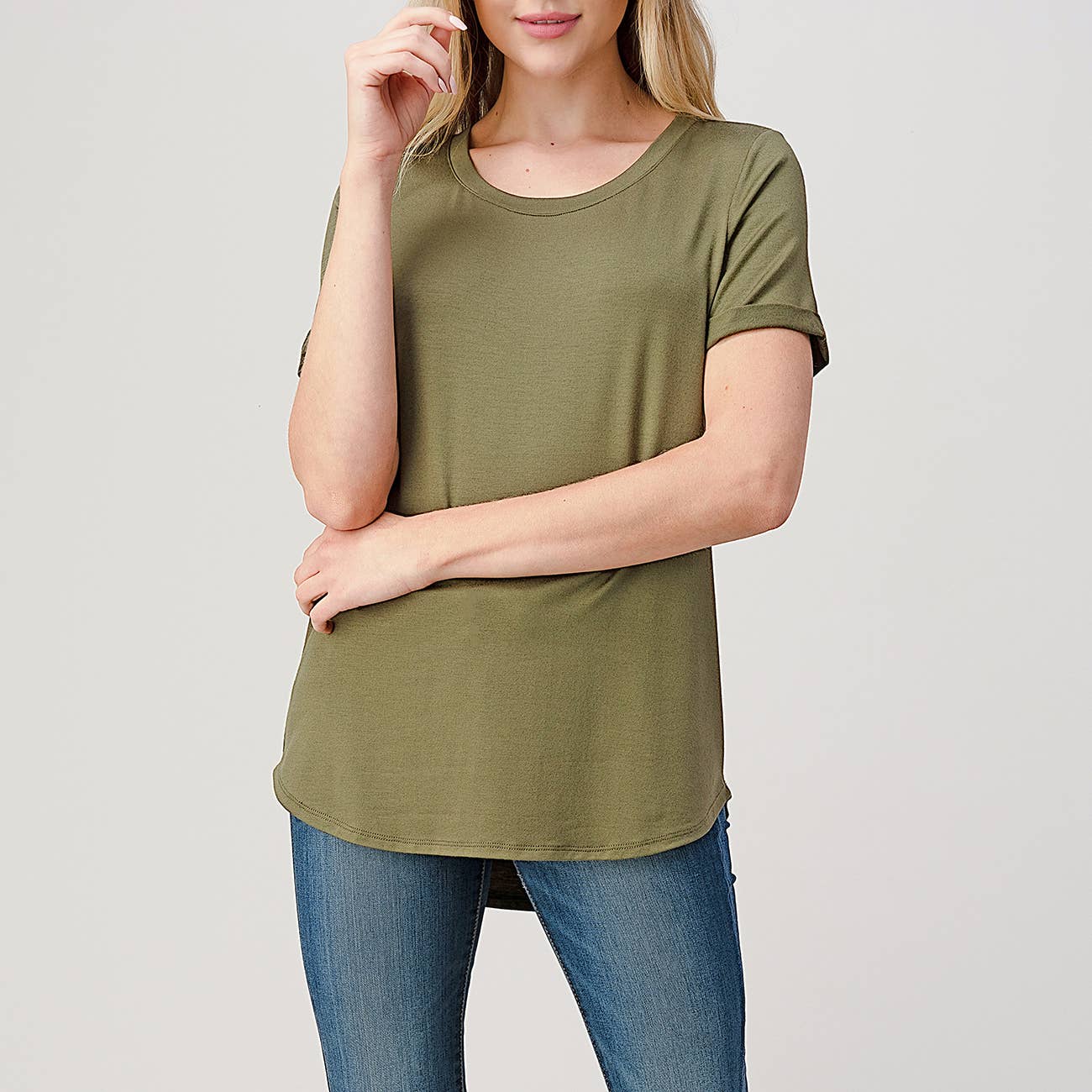 Heimious – Engroshandel T-shirt – til kvinder – Kortærmet rundhalset Modal T-shirt med afslappet pasform, T45310