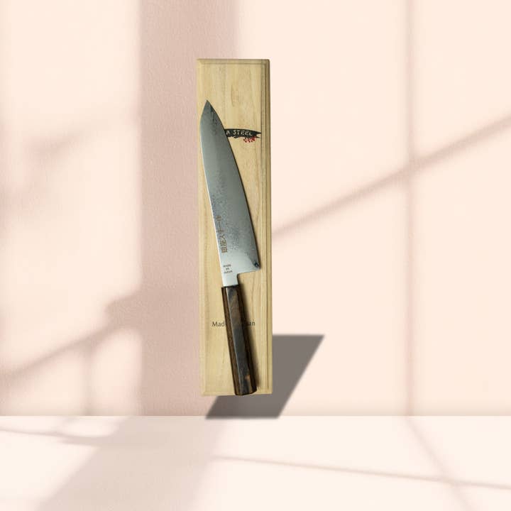 Ginza Steel - Wholesale Kitchen/Utility Knife - Seiryū (青龍) Series - Gyuto Knife 210mm VG10 Damascus steel4