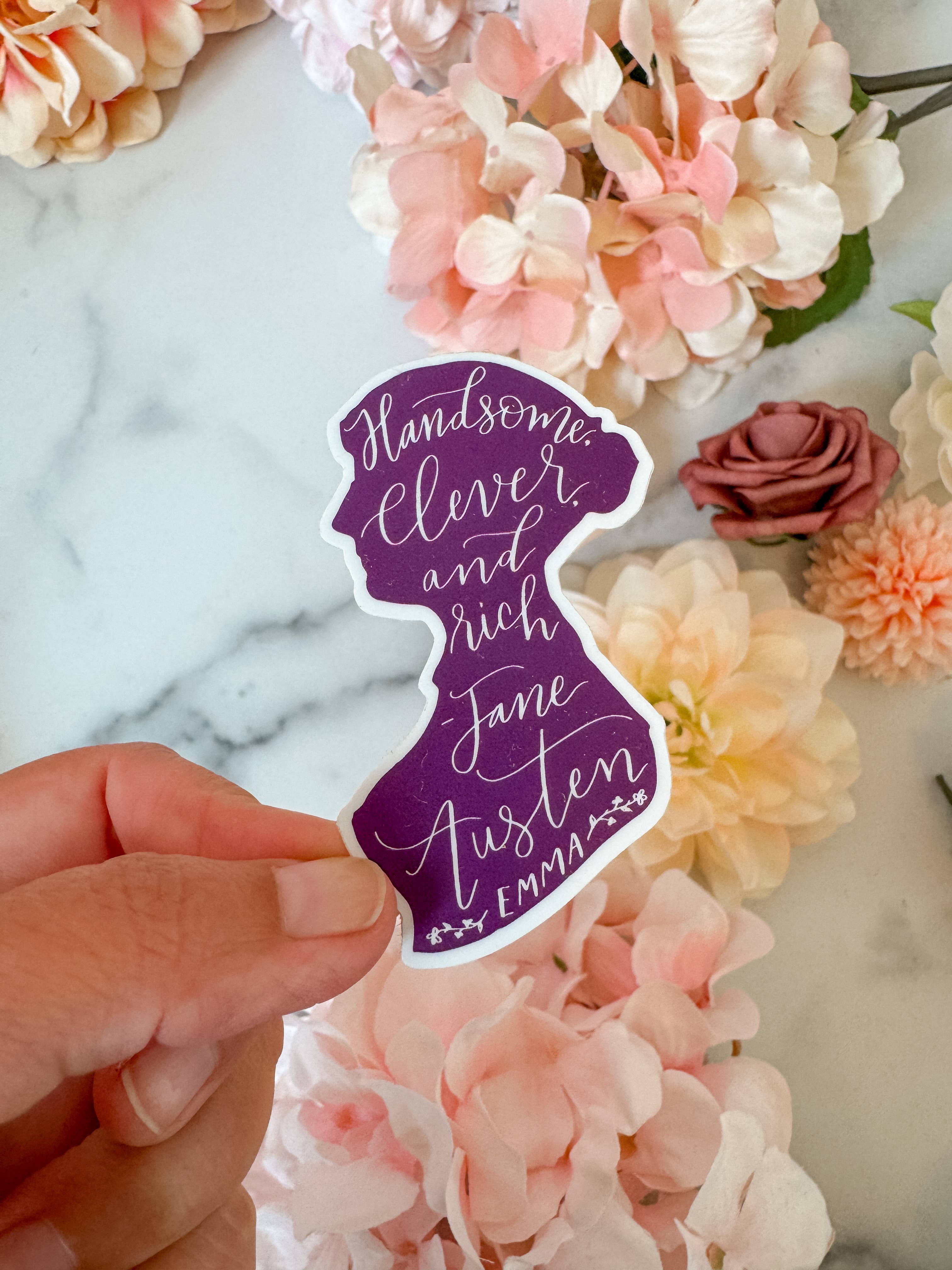 Wildflower Paper Company - Wholesale Sticker - Jane Austen Emma Quote Literary Sticker Decal 0