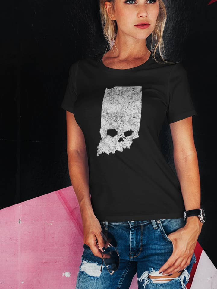 Indiana Skull State for wholesale by United Skulls America