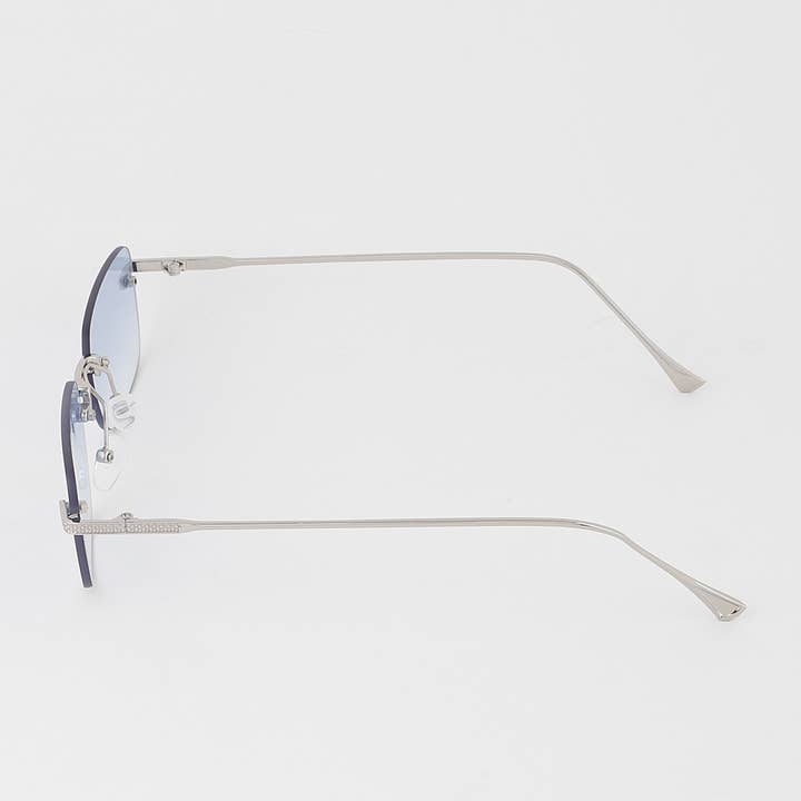 Multicolor Getönte randlose Sonnenbrille für den Großhandel auf Faire4