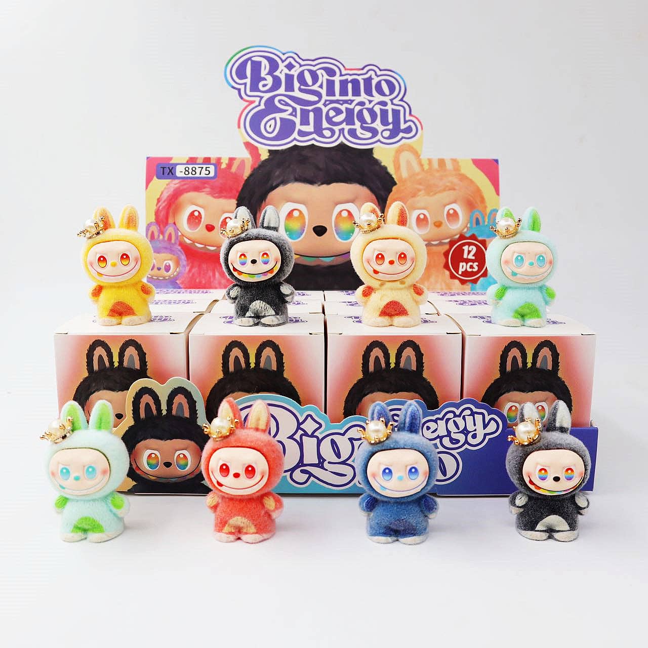 Auraquise - Vente Figurine – enfant - Jouet de collection en vinyle floqué de Noël Boîte surprise2