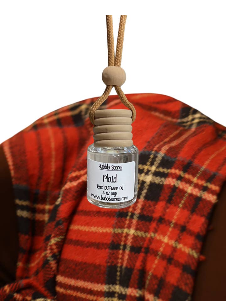 Plaid-Hanging Car Freshener-Luxury Car Freshener-Car Scents for wholesale by Bubbly Scents