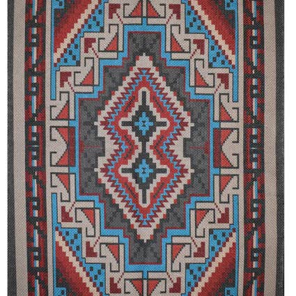 Jugnie Aztec Area Rug for Living Room, Bedroom (Taupe) for wholesale by Continents Brands