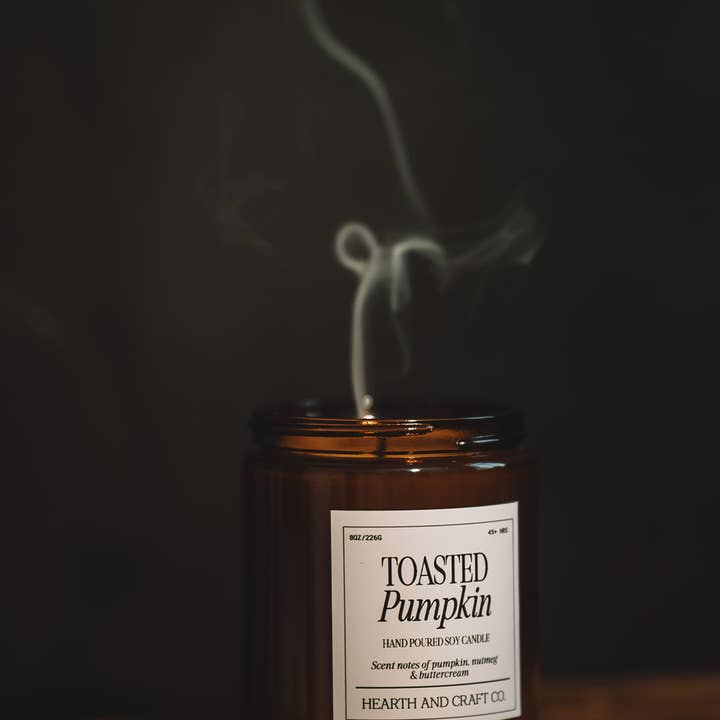 Hearth and Craft Candle Co. - Wholesale Jar/Filled Candle - TOASTED PUMPKIN19