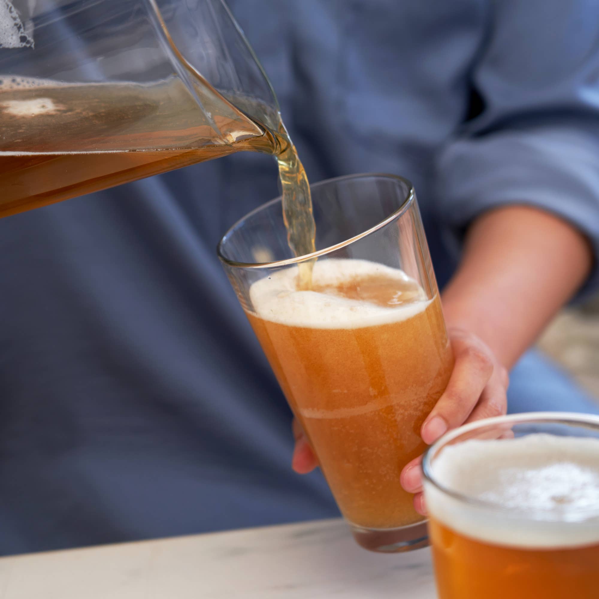 Clear Pint Beer Glasses Set of 6 for wholesale on Faire3