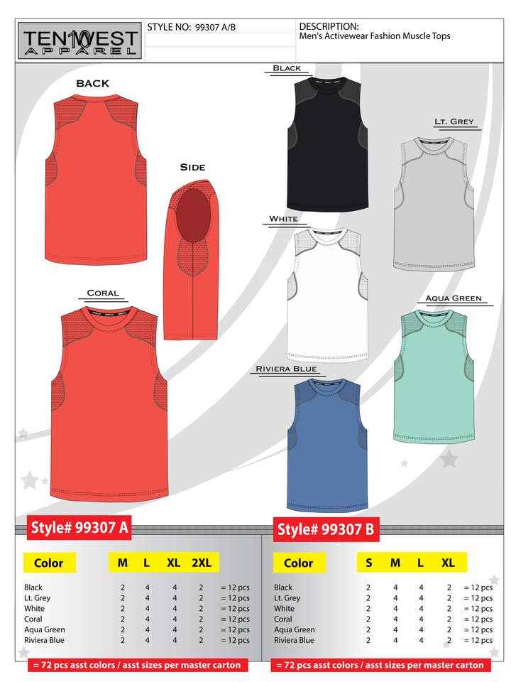 99307B voor wholesale door Ten West Apparel