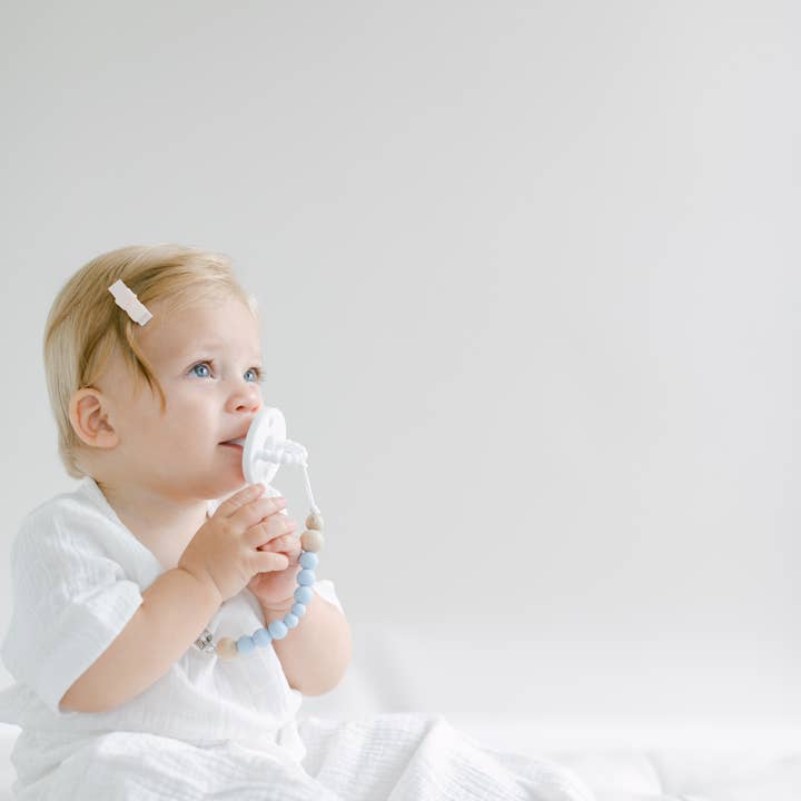 Stroller Society - Wholesale Pacifier Clip - Baby - Pacifier Clip - Pink and Blue8