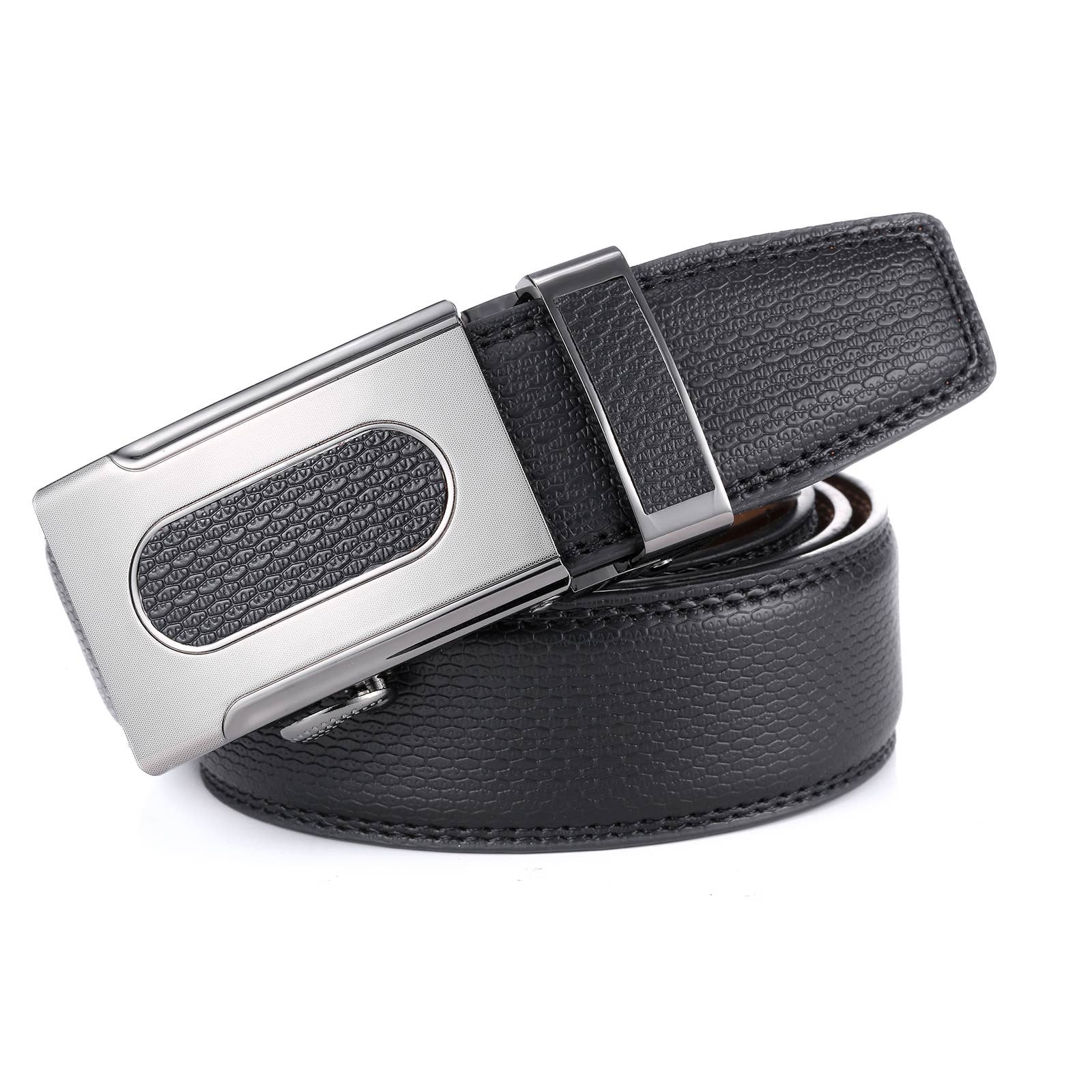 Mio Marino - Wholesale Belt - Men's - Speckled Metallic Ratchet Belt5