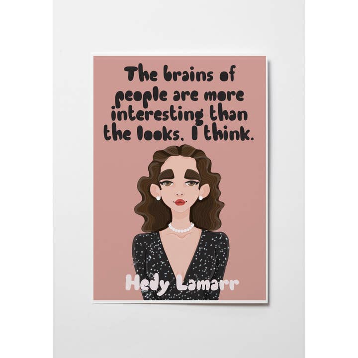 Another Wild Story - Venta al por mayor Ilustración - Hedy Lamarr - Arte para pared
