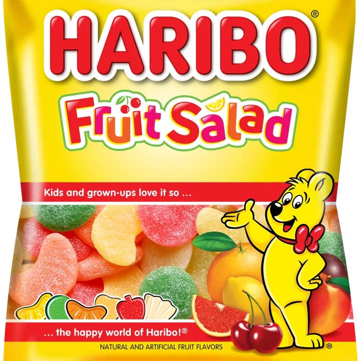 Cow Crack Wholesale - Wholesale Gummy - Haribo Fruit Salad 5 oz