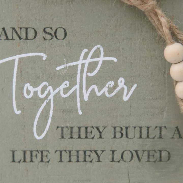Paris Loft Inc - Wholesale Decorative Tabletop Object - And So Together They Built A Life They Loved Decorative Book